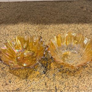 Iridescent Glass Bowls Set